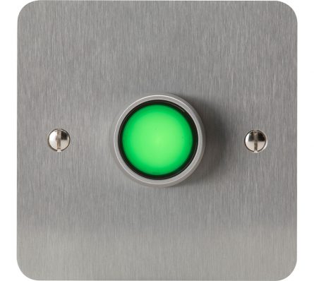 Blank Illuminated Button - Single Pole