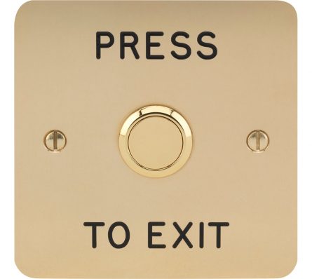 Push to Exit Vandal Resistant Button - Double Pole