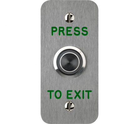 Press to Exit Vandal Resistant Illuminated Button - Single Pole - Jamb - Image 2
