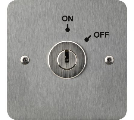 Maintained 2 Position High Security Key-Switch - Single Pole