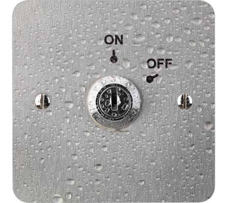 Maintained 2 Position Waterproof Key-Switch - Double Pole
