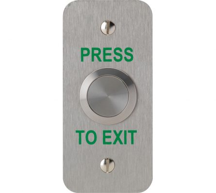 Push to Exit Vandal Resistant Button - Jamb