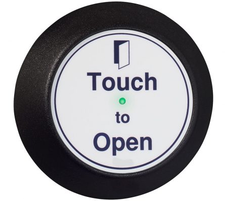 2 Channel Round 868MHz Radio Antimicrobial Acrylic Sensor - Touch To Open - Image 4