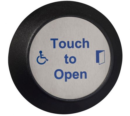 Round Hardwired Stainless Sensor - Touch To Open
