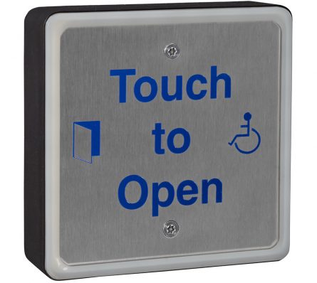 Square Illuminated Stainless Sensor - Touch To Open - Image 4