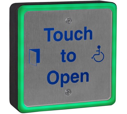 Square Illuminated Stainless Sensor - Touch To Open - Image 5