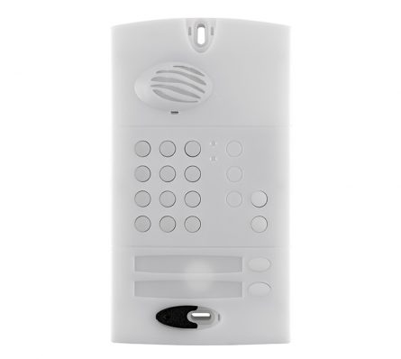 Daitem Twin Dwelling Caller Unit with Keypad, Requires Metal Faceplate