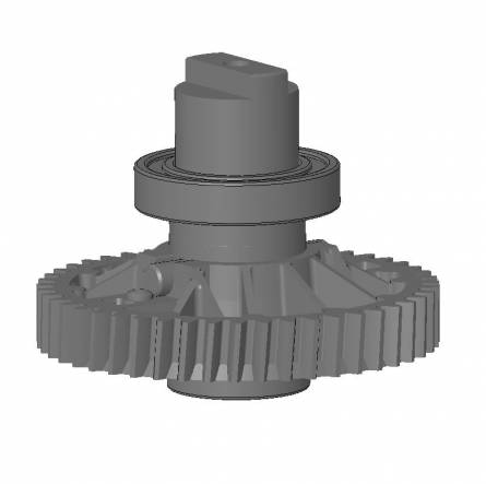 Secondary shaft group for CUBIC 6-6H