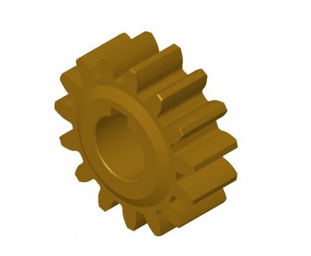 Pinion for rack transmission