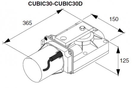 Ditec Cubic 30 Underground Gate Opener (Actuator) - Image 2