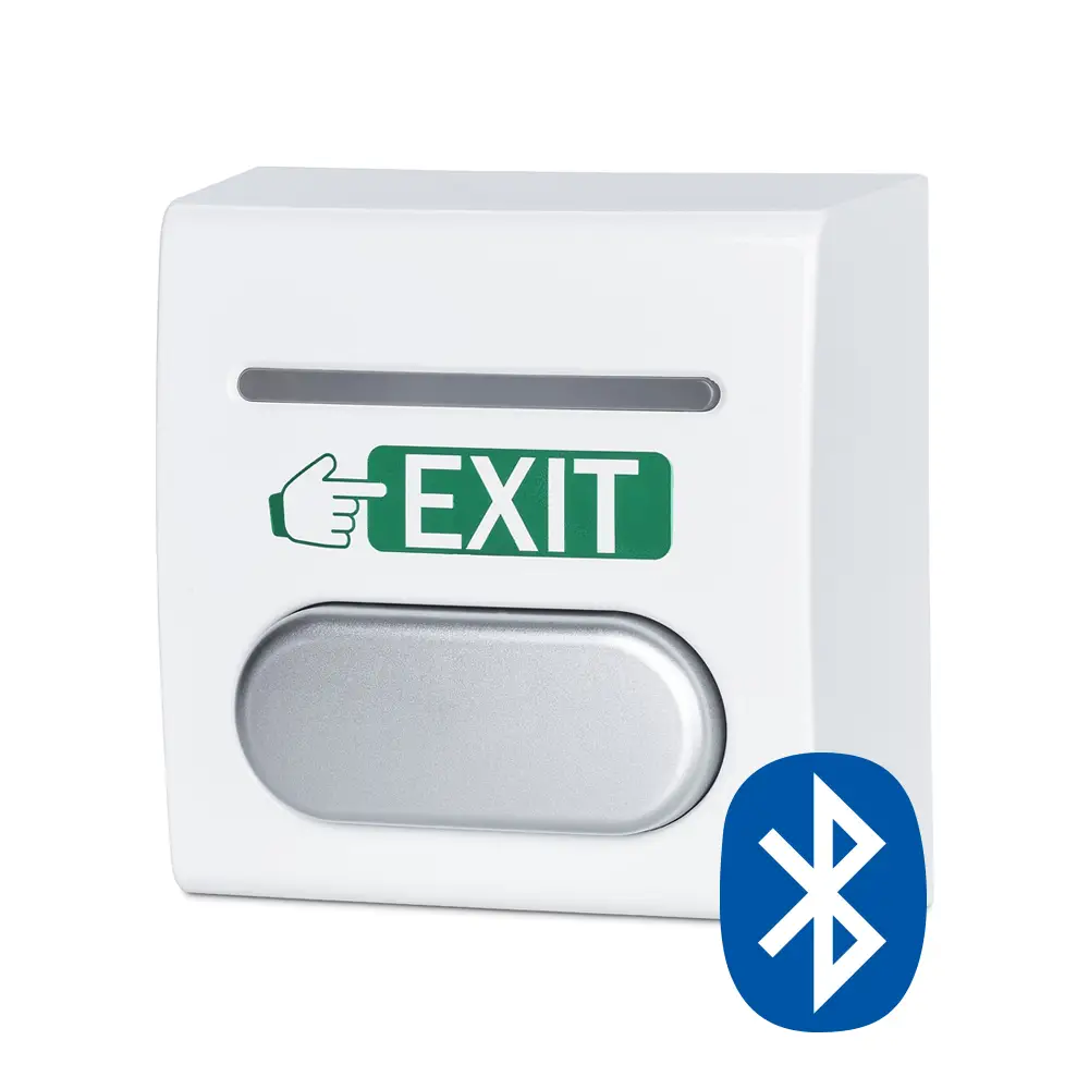 Exit Button with Combined Bluetooth Access Control