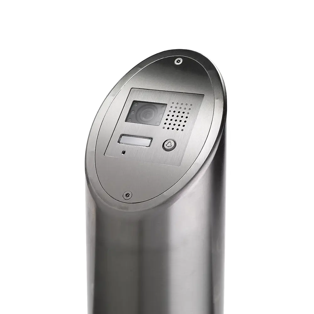Stainless Steel Post - Changeable Top with Break Glass Cut Out - Image 3