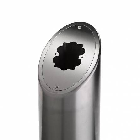 Stainless Steel Post - Changeable Top with Break Glass Cut Out - Image 4