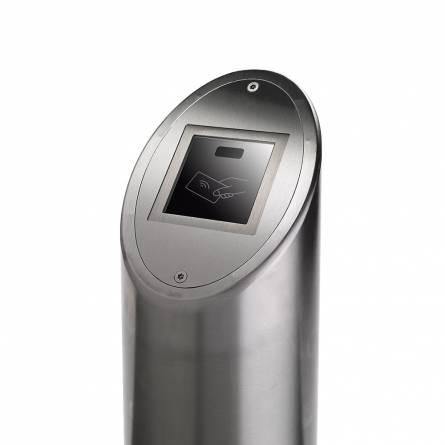 Stainless Steel Post - Changeable Top with Break Glass Cut Out - Image 7