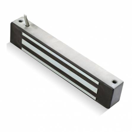 12Vdc, 600lbs, Single Stainless Steel Mini Magnet - Monitored